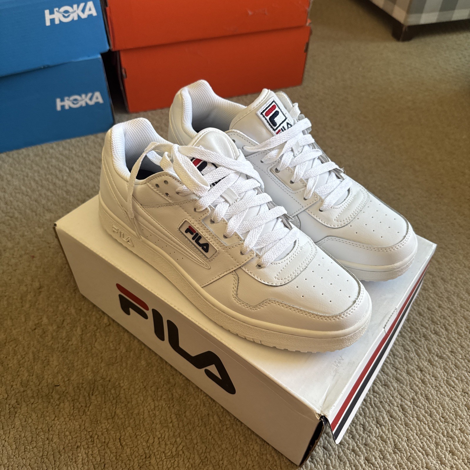 Fila T-2 Snow White Men’s Tennis Shoes Size 10