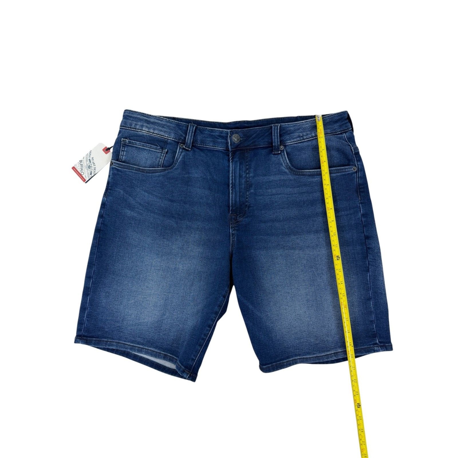 Buffalo David Bitton Men’s Denim Shorts Size 38 Blue Jeans Jorts NWT