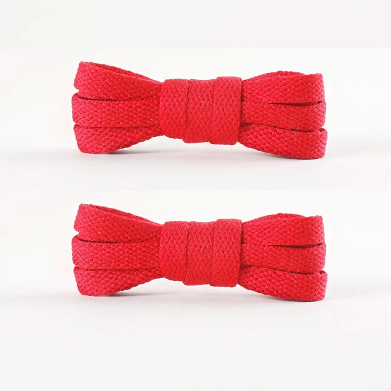 1Pair/3Pair 0.8cm Wide Flat Solid-Color Shoelaces High-Quality Shoelaces for Sne