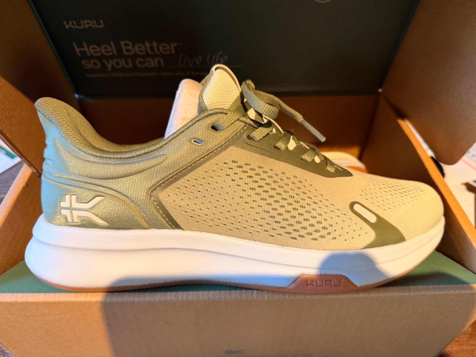 Kuru Atom Fusion Shoes – Size 9 – Green