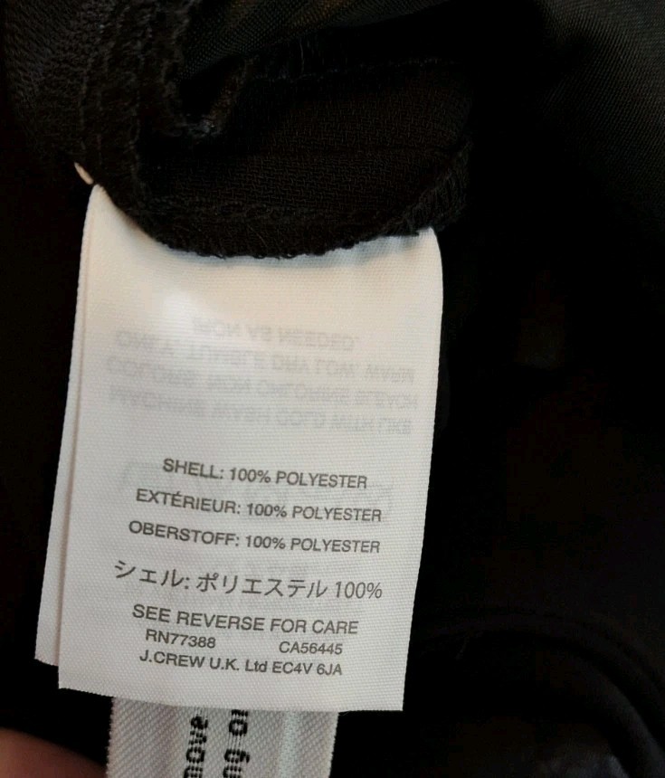 J. Crew Easy Pants Mate Crepe Black Pull On Elastic Waist Career Size 4