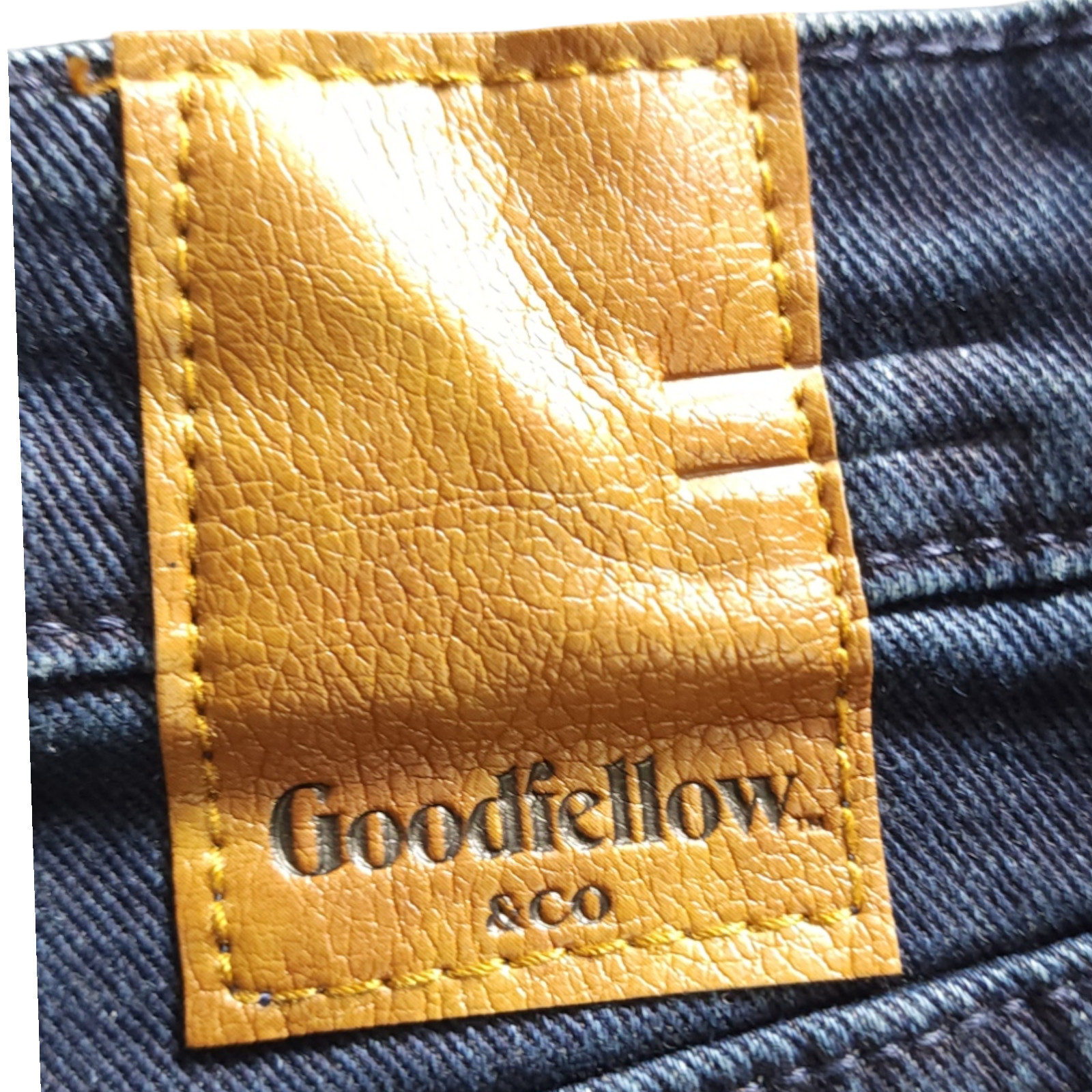 Goodfellow & Co Men Total Flex Skinny Jeans 32×32 Dark Wash Blue Stretch Denim