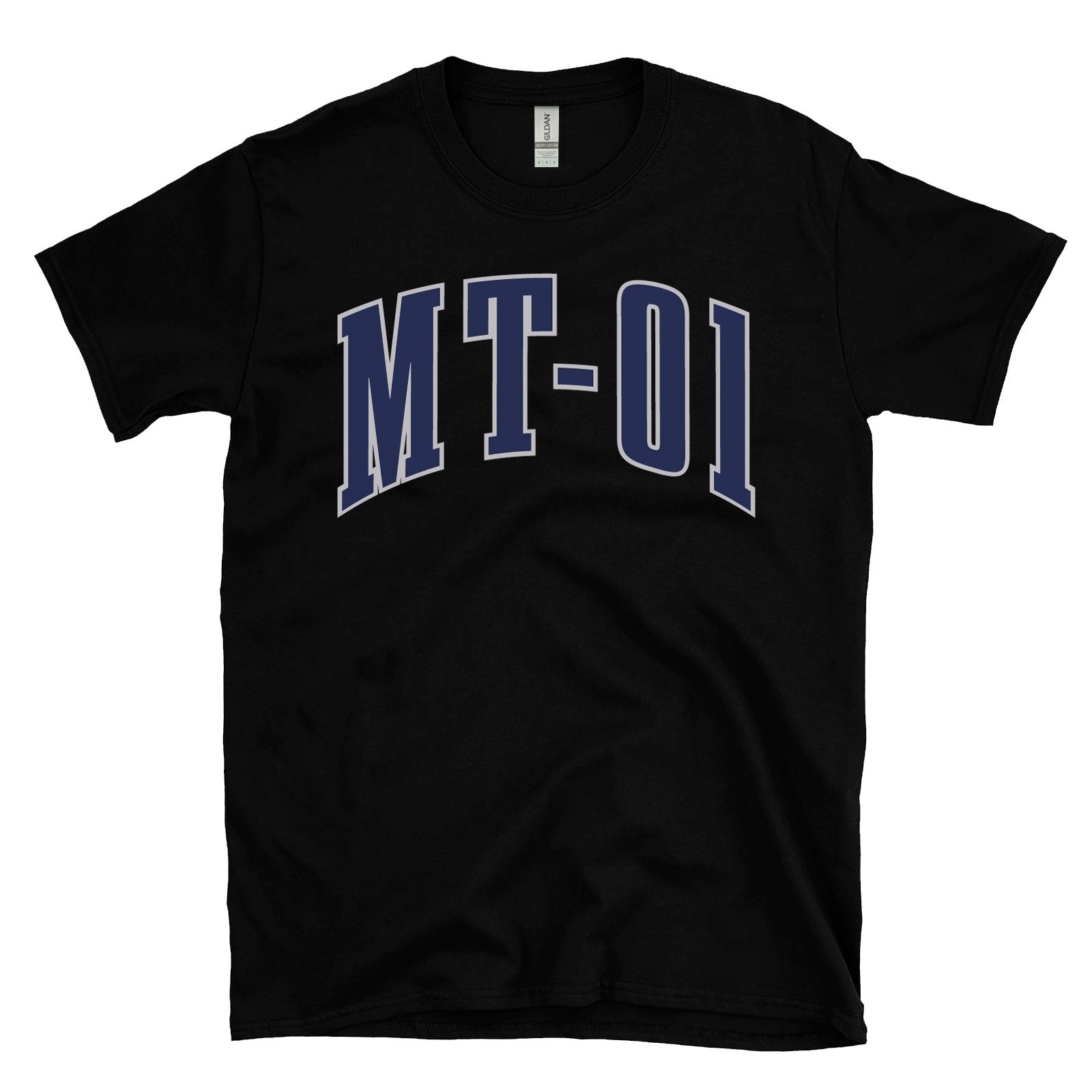MT-01 T-SHIRT VARSITY LOGO college style motorcycle biker