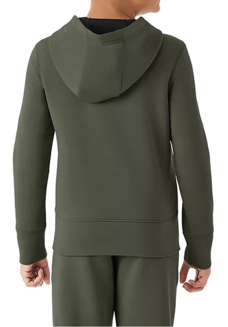 Member’s Mark Boys Midnight Green Stretchy Full-Zip Everyday Tech Jacket Choose