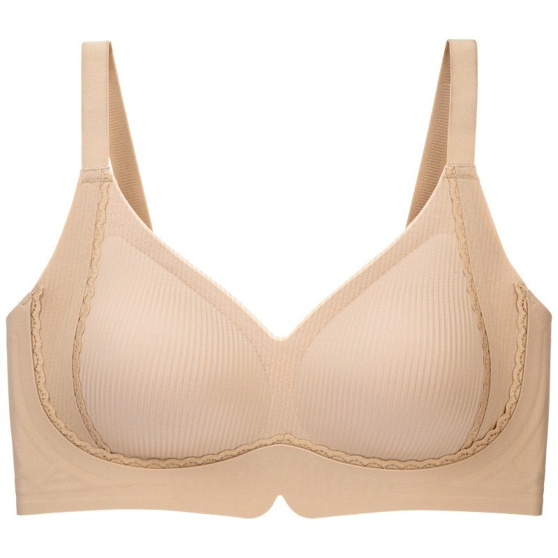 Women Bras Full coverage Seamless thin Solid Sport Plus Size Underwear 99661