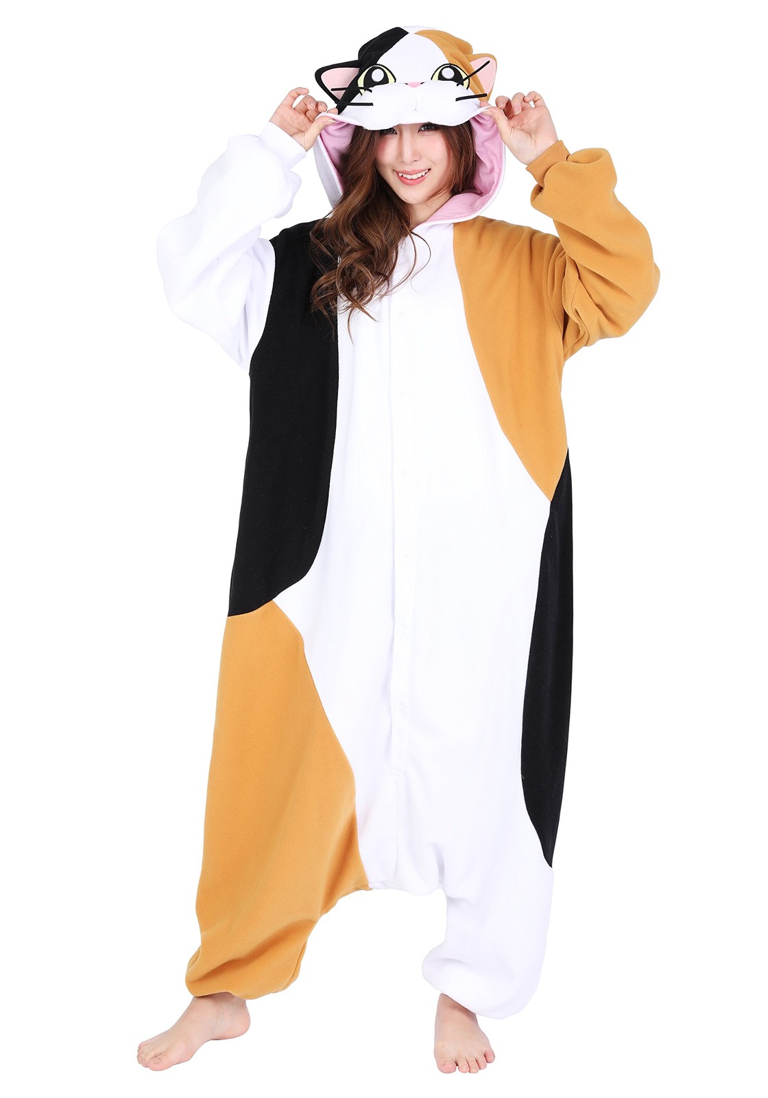 SAZAC fleece costume calico cat
