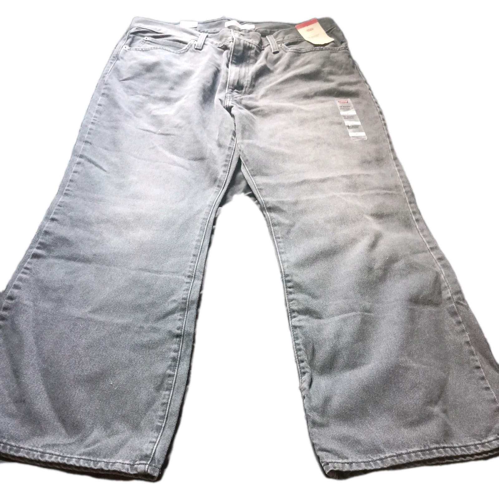 Levi’s Womens Premium Baggy Boot Blue Jeans New With Tags 33×29 Mid Rise