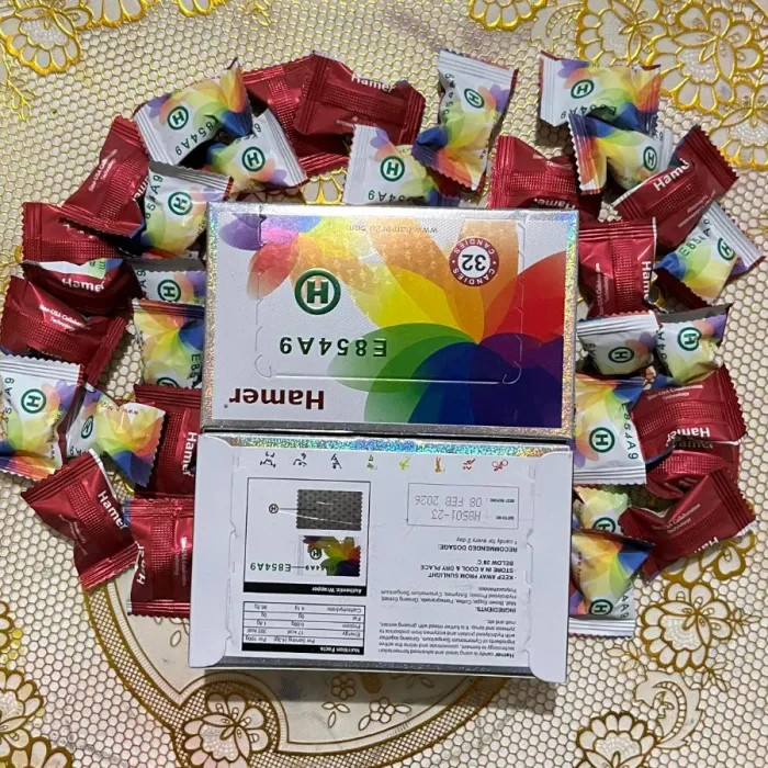 Ginseng Coffee (1 box 32 Pieces) – HMR Rainbow Candy Chew for Men Free Shipping