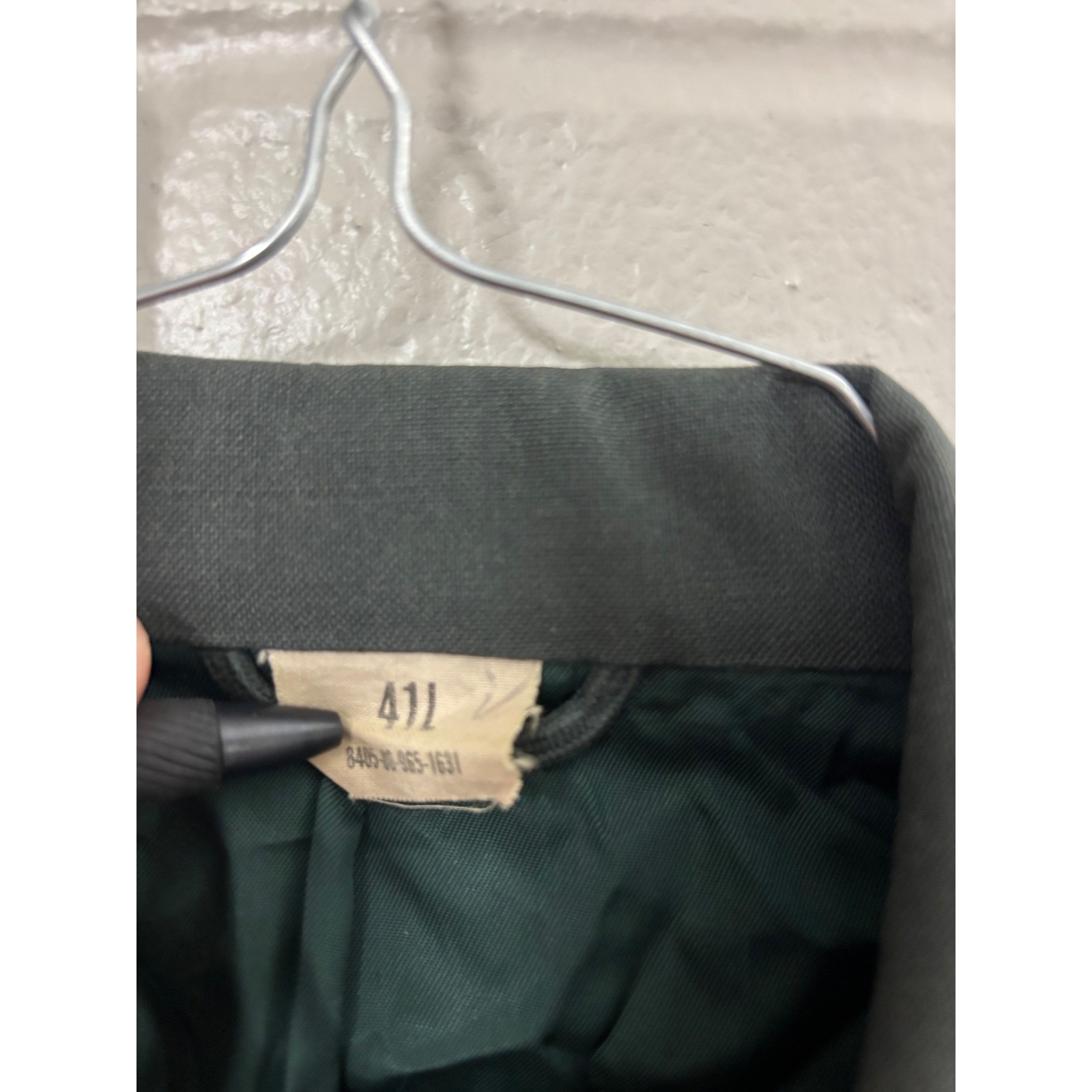 Vintage US Army Dress Green Uniform Jacket 41L 2nd Infantry Division