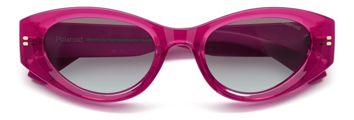 Polaroid 6243/S/X Cat Eye Fuchsia/Burgundy Polarized Sunglasses UV400 Cal.51