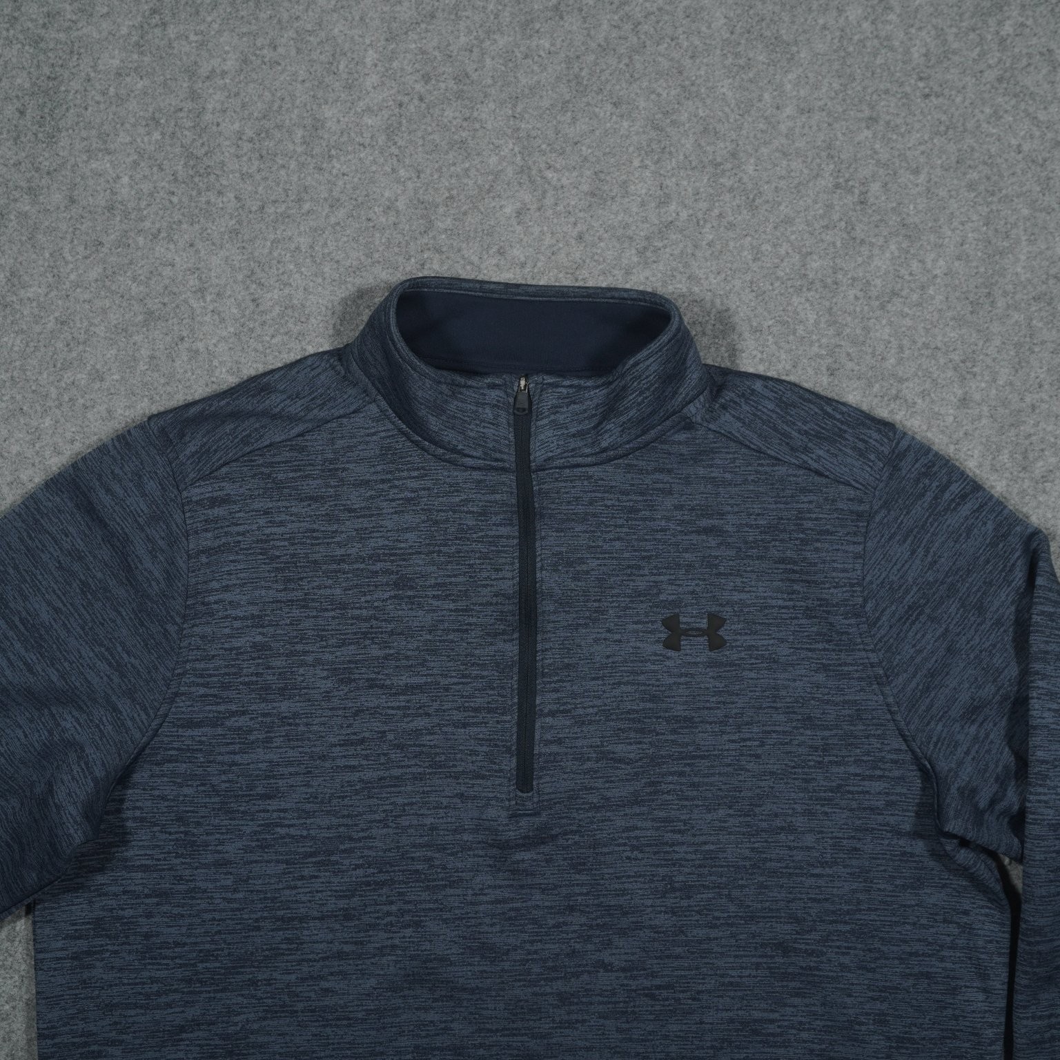 Under Armour Men’s Blue XL COLDGEAR 1/4 Zip Activewear Pullover Fleece