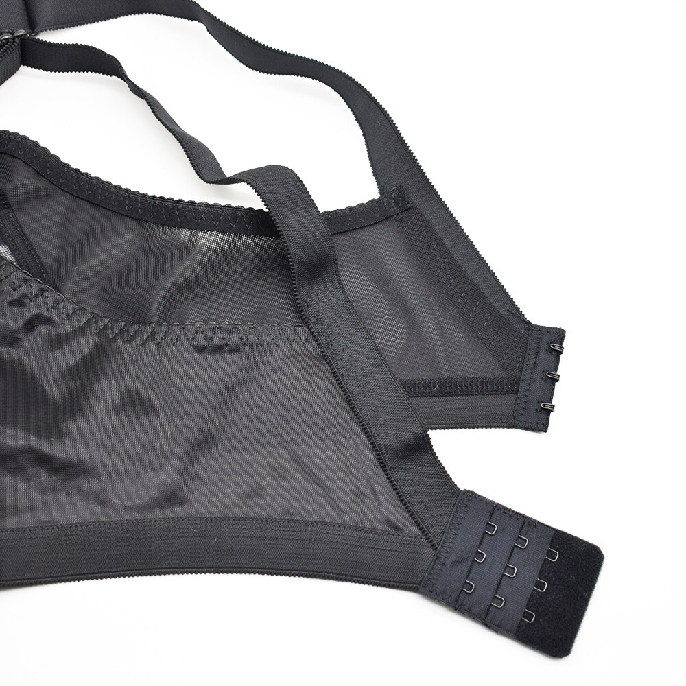 PLUS SIZE BH See through Bra Women Bras Wirelesss Brassiere Unpads Sexy Lingerie