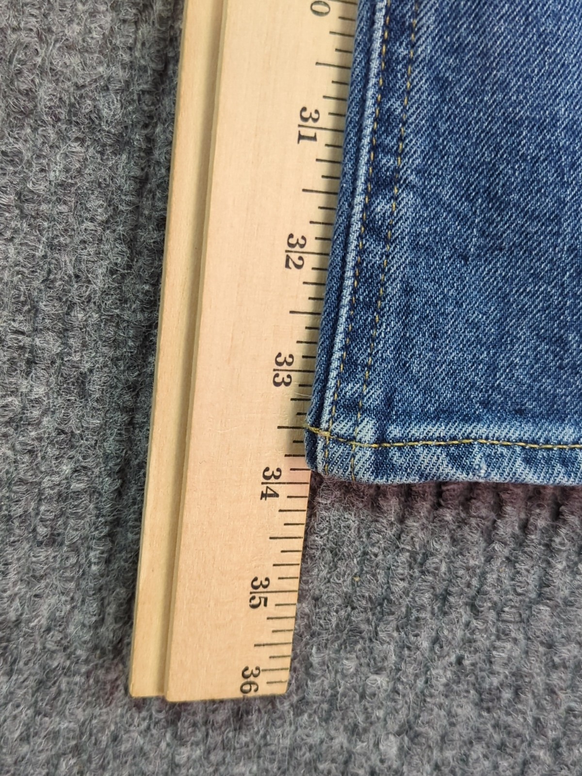 J Crew Jeans Men 34×34 Blue Straight The Sutton Denim Cotton