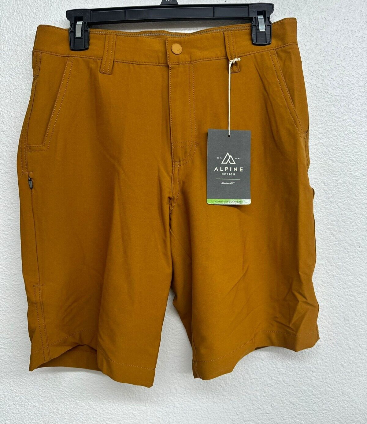 Alpine Design Men’s Trailhead Tech Short Bronzed Topaz Heather Different Size