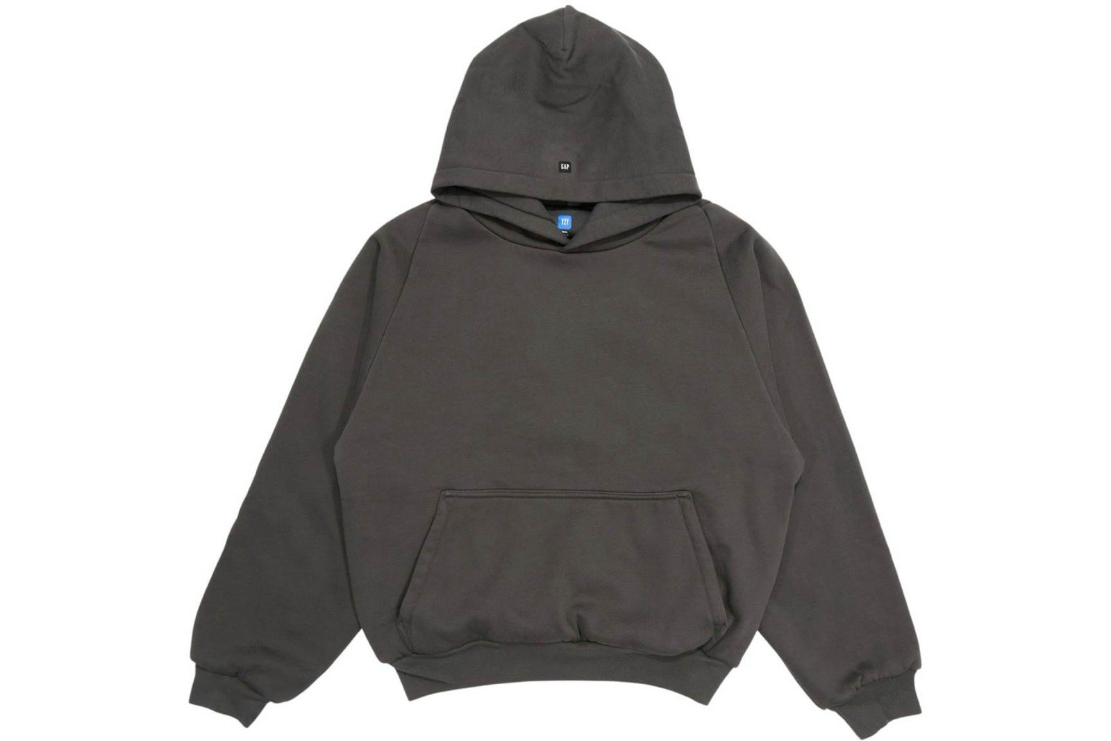 Yeezy Gap Logo 55 Black Shrunken Hoodie Men’s Size 2XL NWT