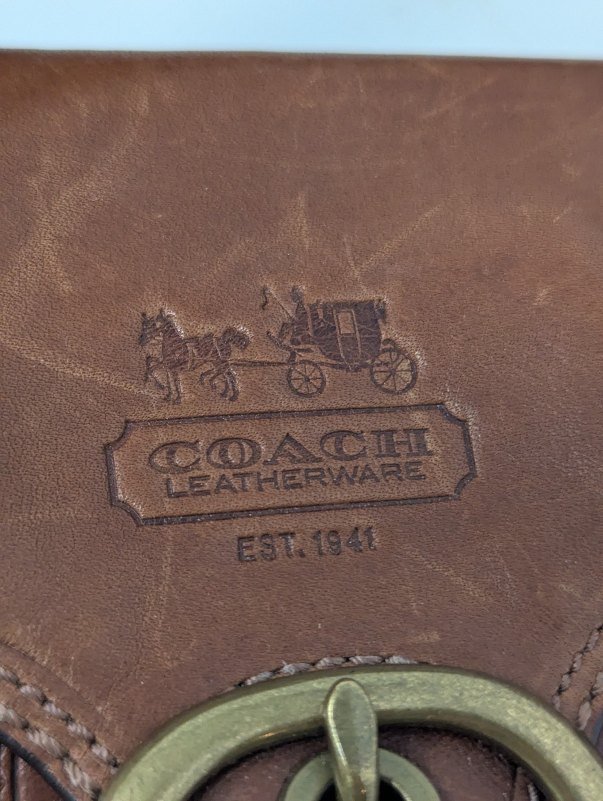 Coach Bleeker Legacy Tattersall Vintage 11427