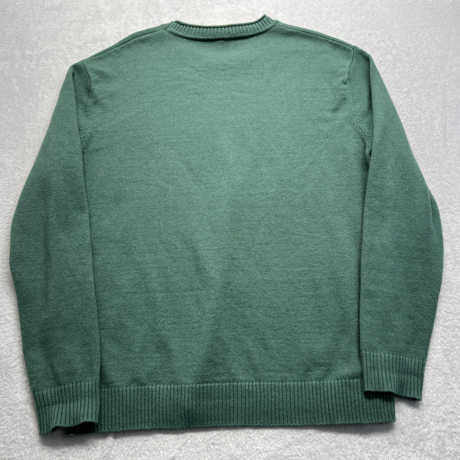 Roll Neck Sweater Long Sleeve Men 2XL Green unbranded acrylic nylon poly