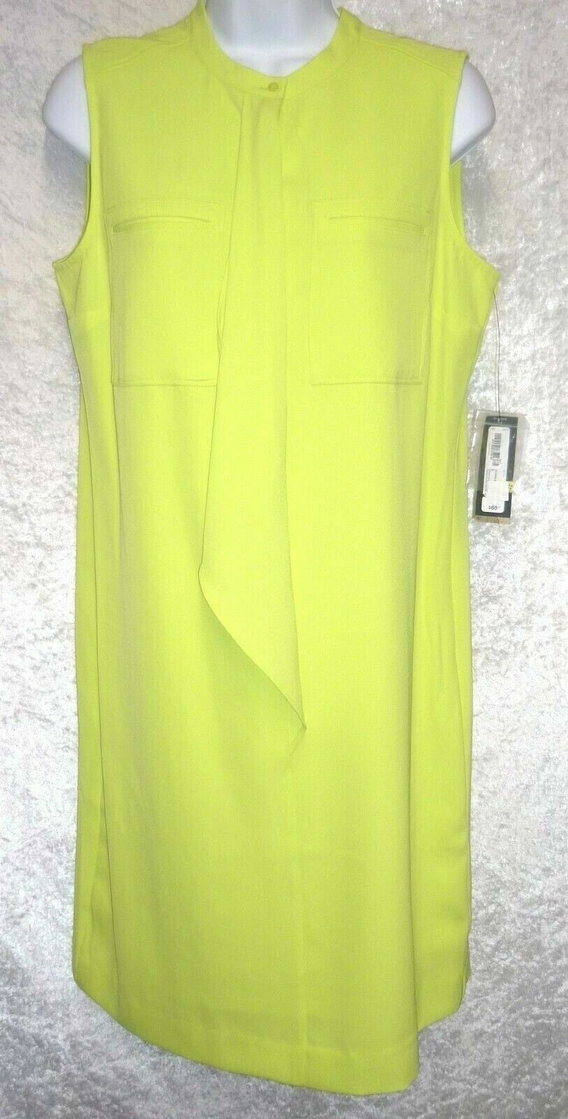 Womens Dress Worthington Ruffle Front Sleeveless size 6 NEW