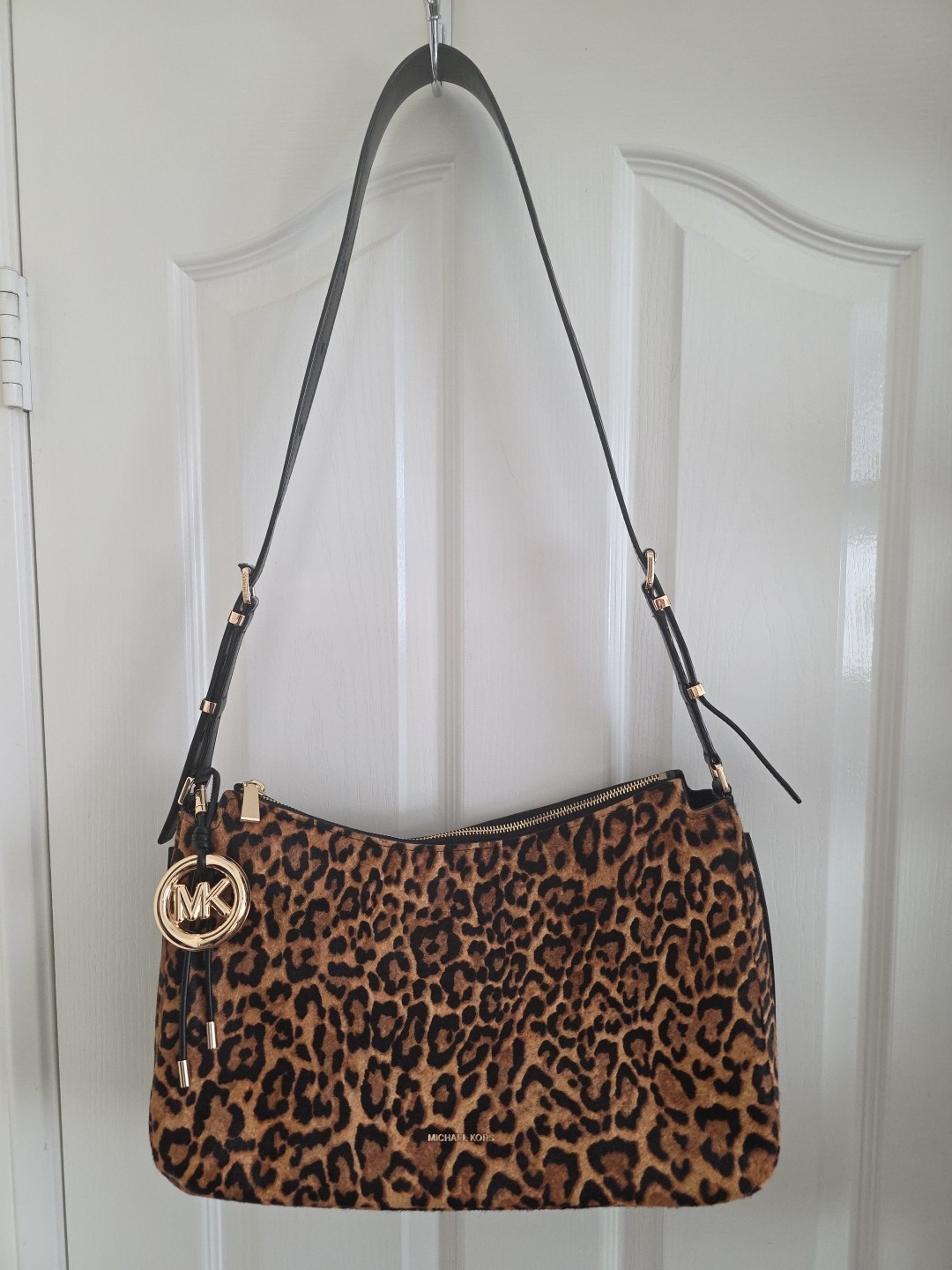 Michael Kors Calf Hair Nolita Top Zip Convertible Shoulder to Crossbody Bag