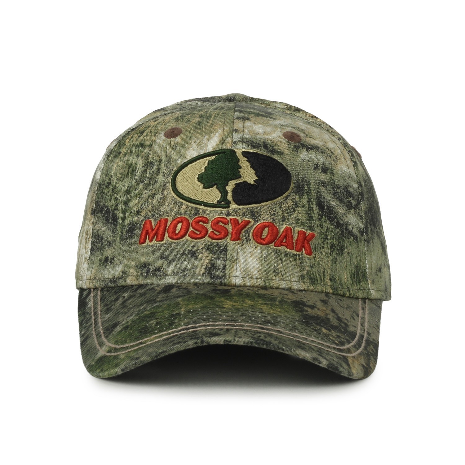 Mossy Oak Mountain Country Range Camo Cap Stretch Fit One Size Low Profile