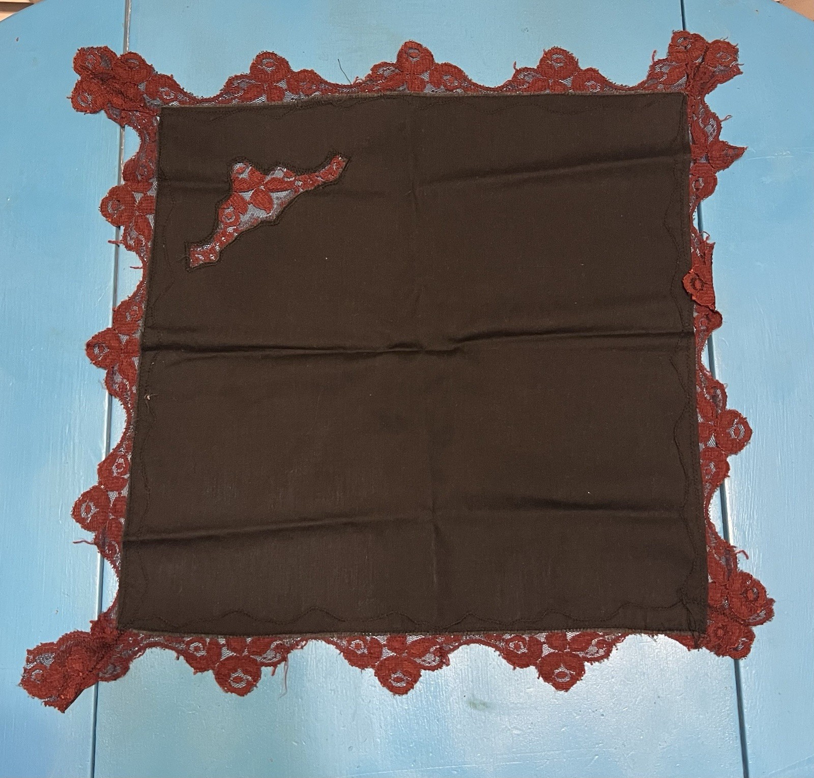 Vintage Decorative Homemade Cutout Handkerchief 7 Count Various Sizes