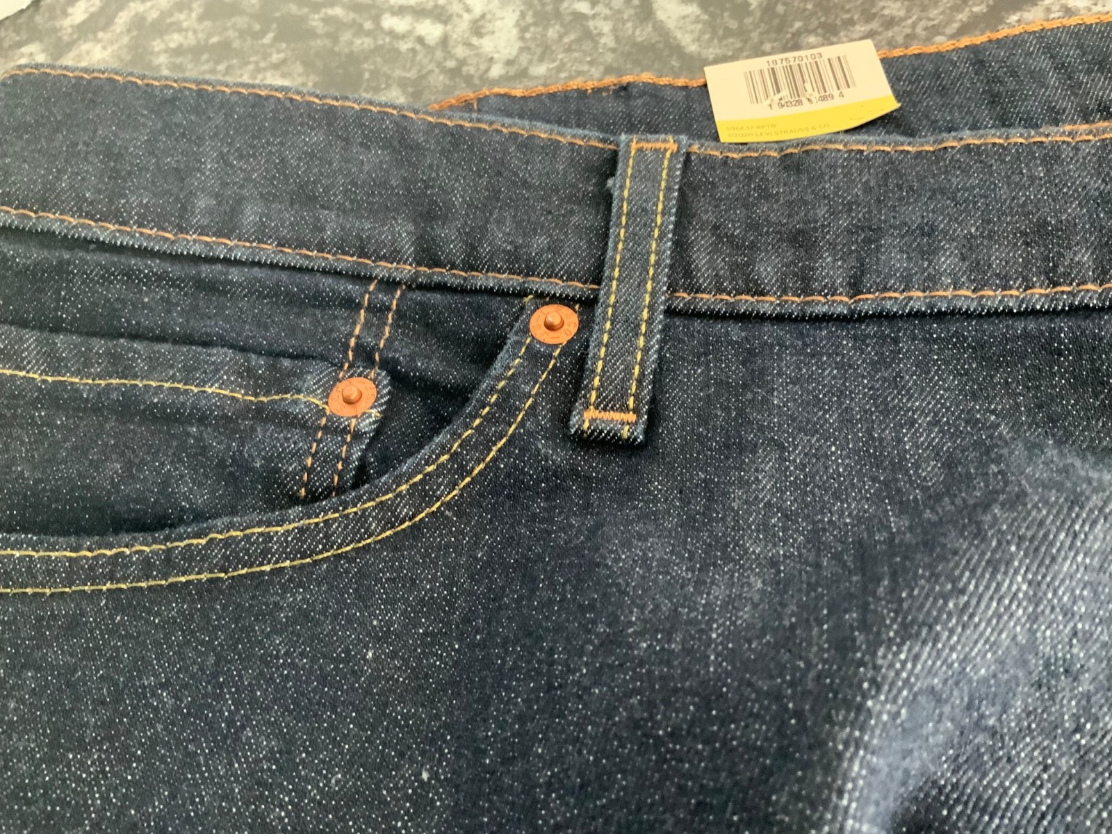 Levi’s 541 Athletic Taper Jeans Mens 46×30 Big & Tall Medium Blue Stretch Denim