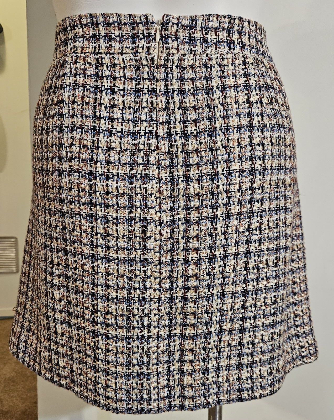 Loft Fully Lined Above Knee Woven Skirt – Back Zip – Sz XL