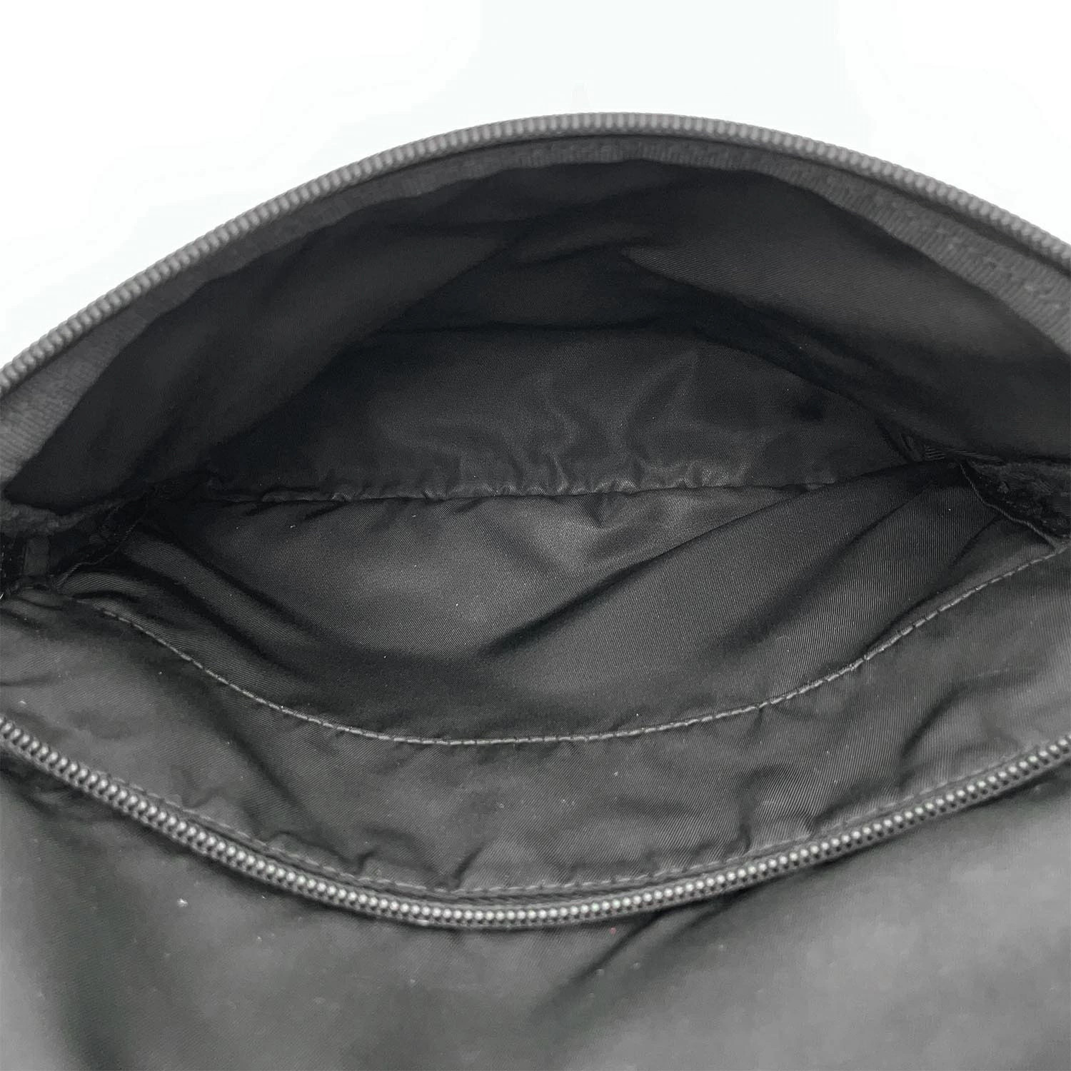 PRADA Nylon Shoulder Bag Messenger Bag Tesuto Pocono Triangle Plate Logo
