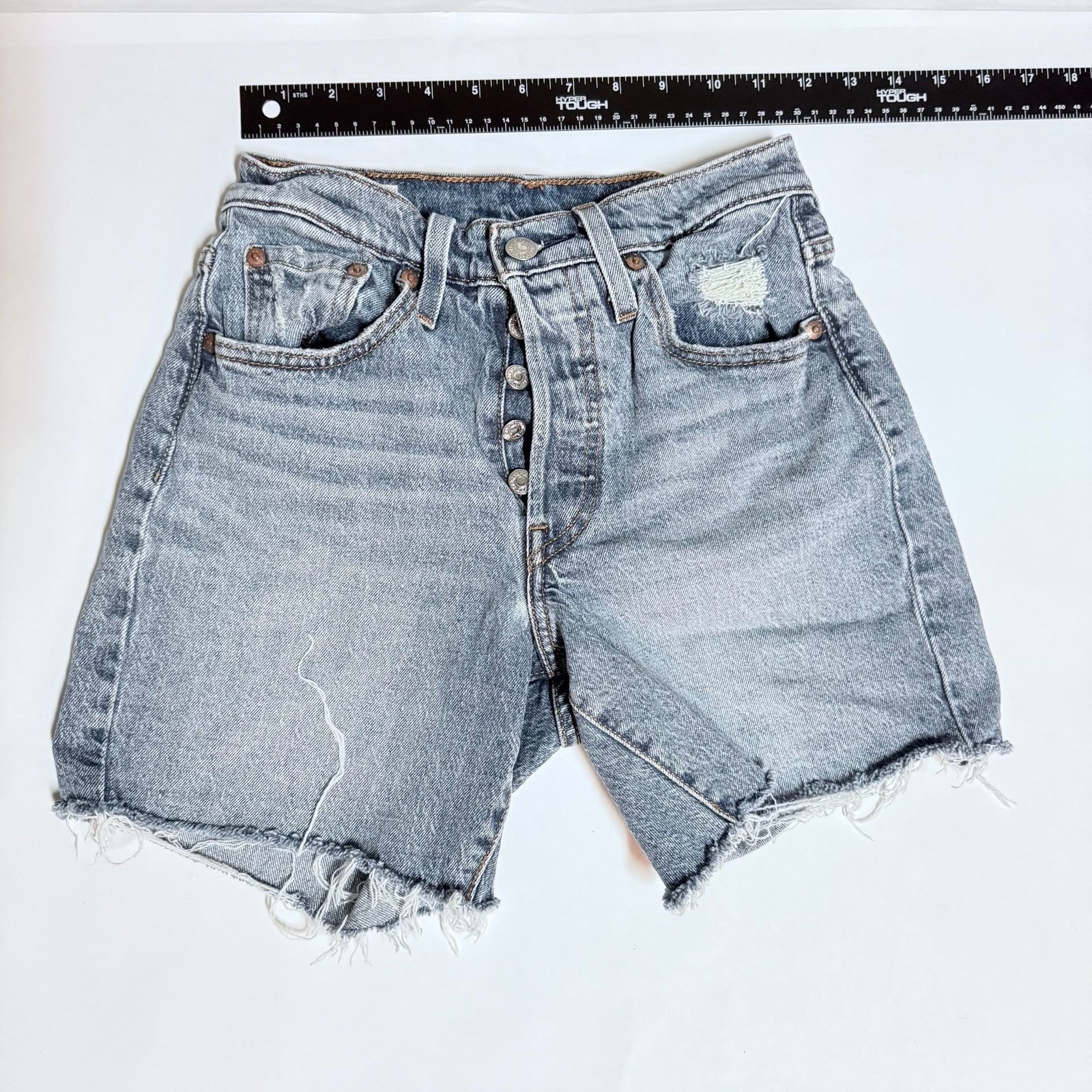 Levi’s Premium 501 Original Cut-Off Denim Shorts