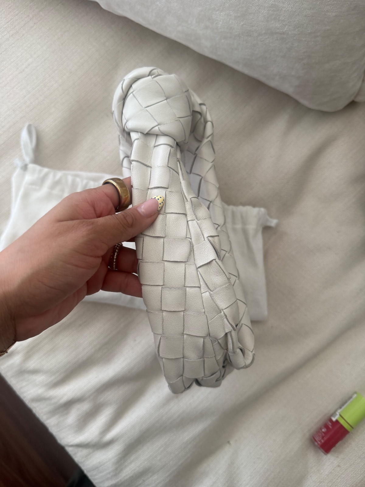 bottega veneta Mini white Jodie