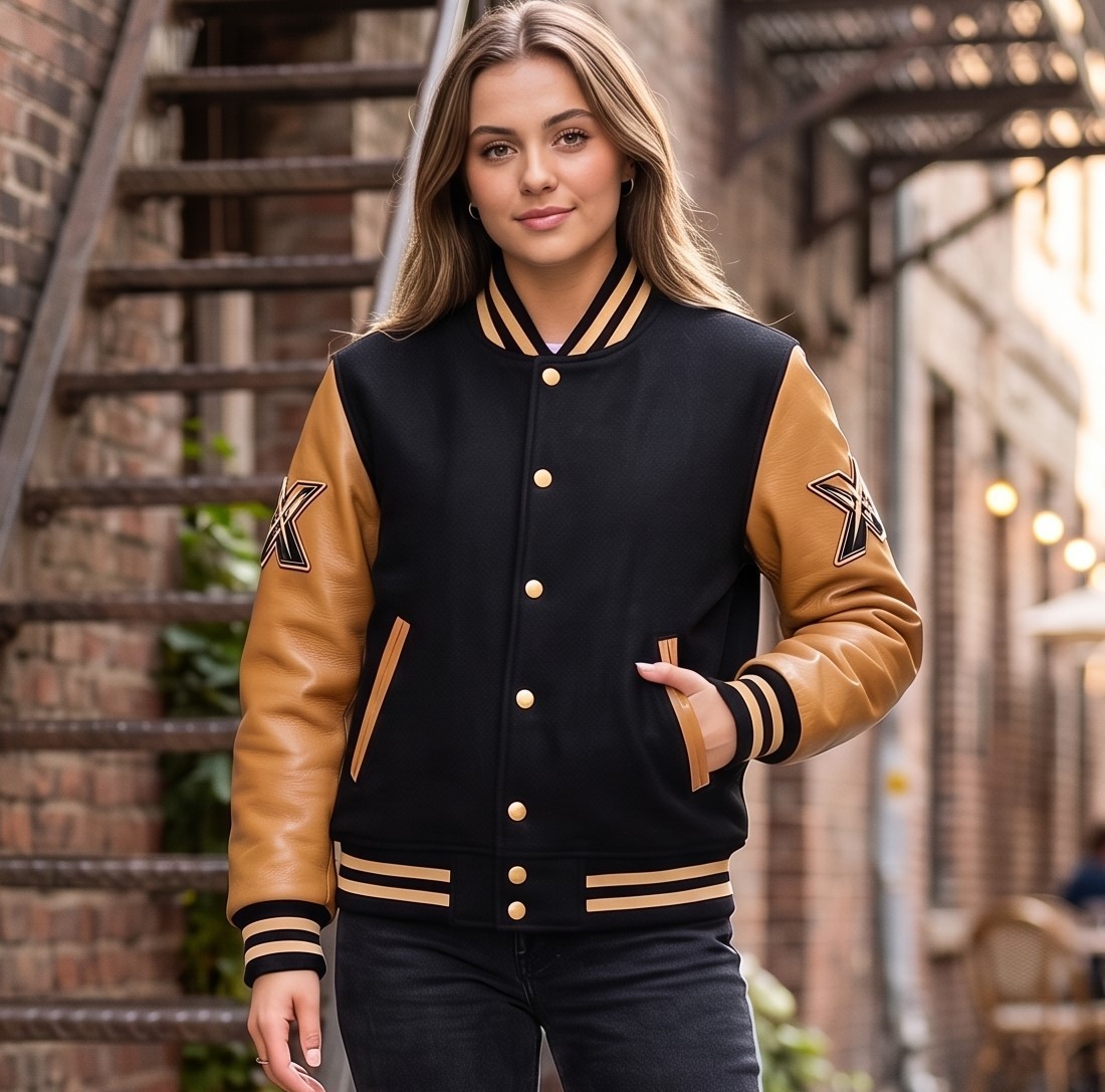 X-Men Inspired Varsity Leather Jacket Men’s Women’s Letterman Boomber Jacket