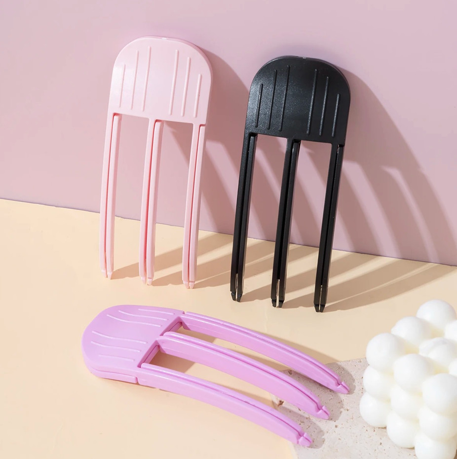 3pcs Fluffy Hairpin Curling Bangs Clips–Volumizing Root Lift Hair Styling Tools