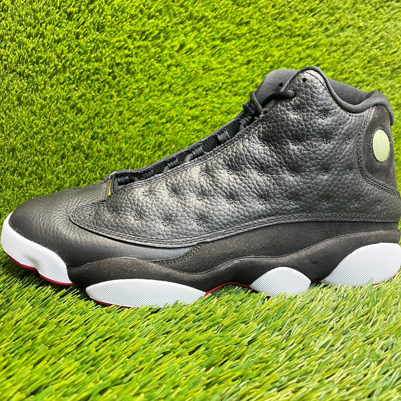 Nike Air Jordan 13 Retro Mens Size 12 Black Athletic Basketball Shoes Sneakers
