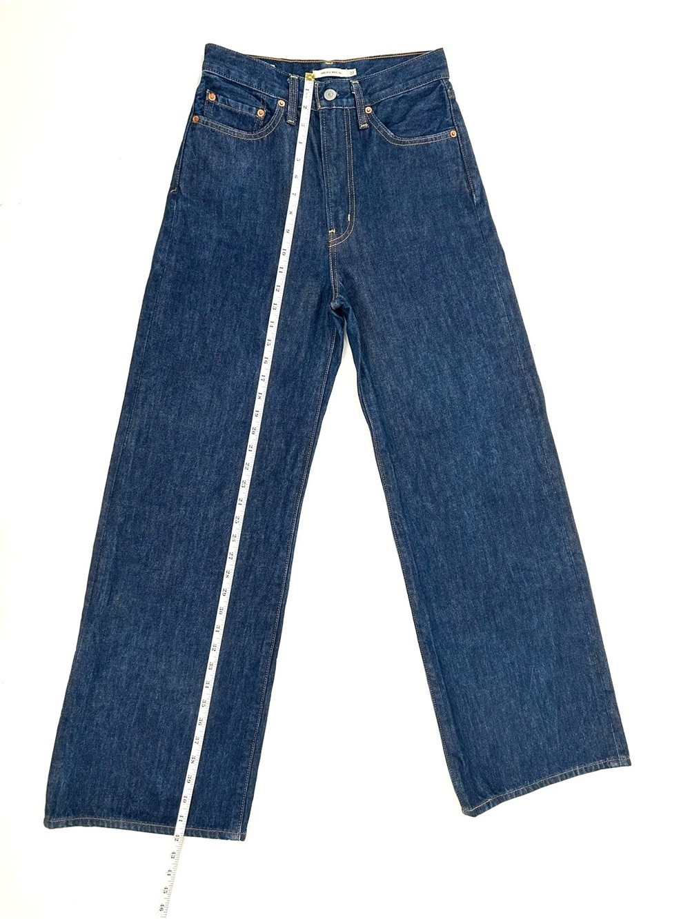 Levi’s Premium Ribcage Wide Leg Jeans High and Mighty W27 L32 Dark Wash