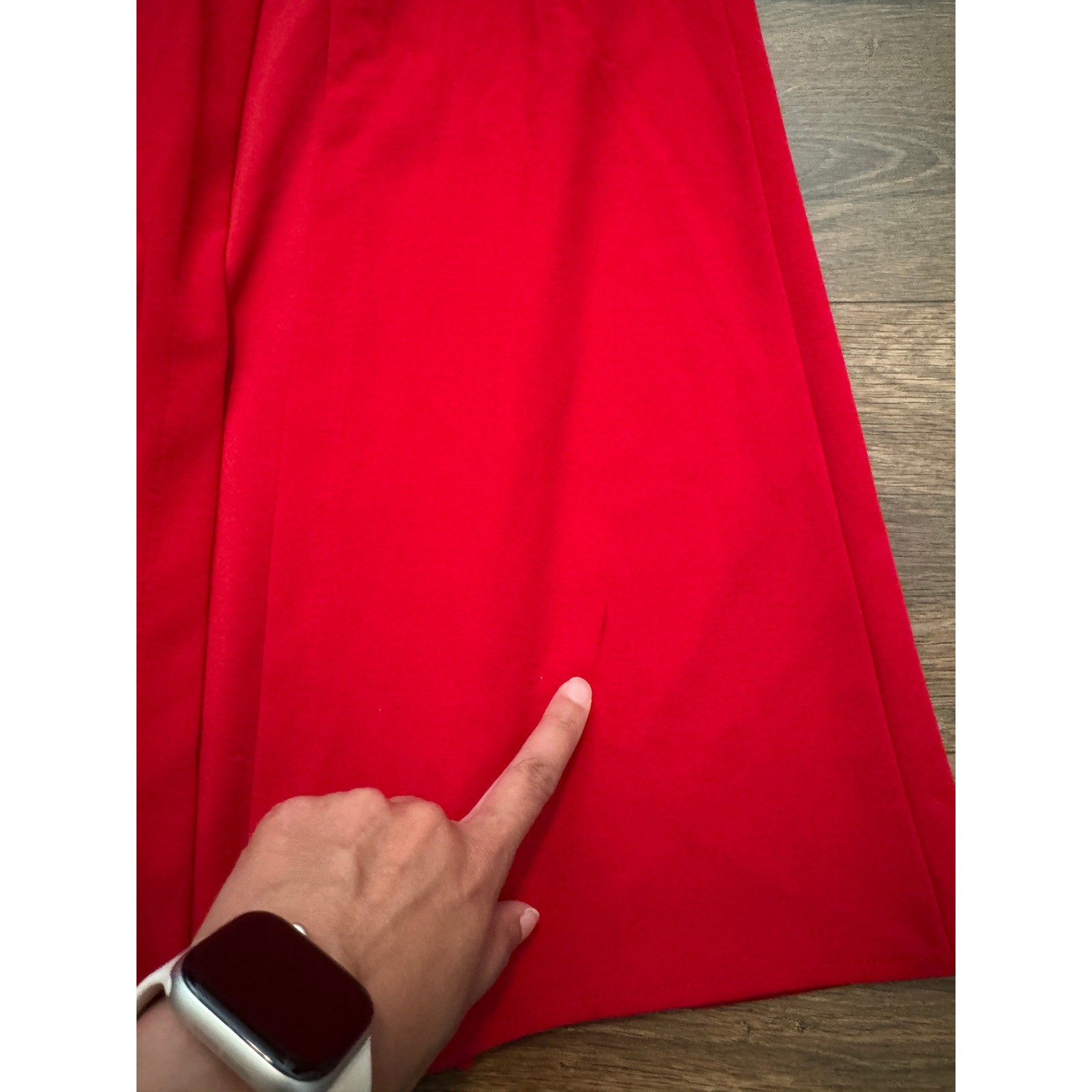Red Halter Neck Cutout Lace Up Back Maxi Dress Style Size 15 Small