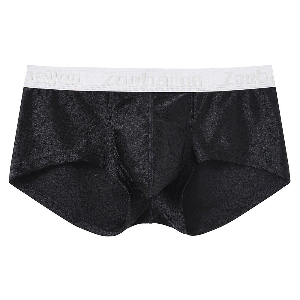 Zonbailon Men’s Underwear Boxer Briefs Show Big Pouch With Comfort Waistband