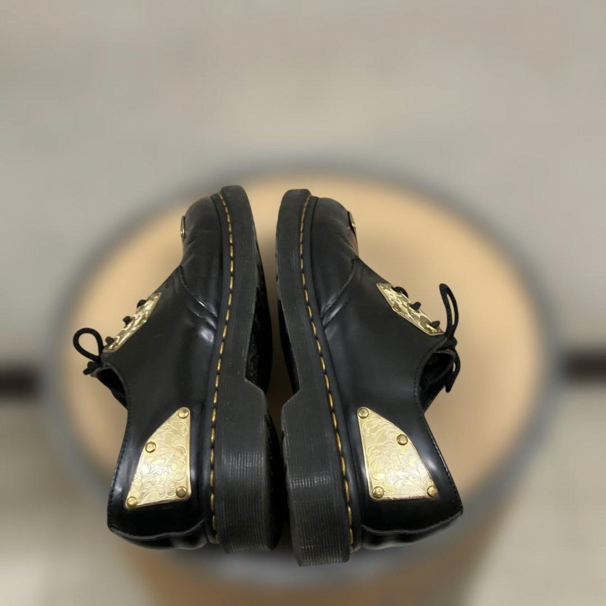 Dr. Martens x KING NERD 1461 Shoe Dress Black Gold US7 UK6 EU39 Men’s