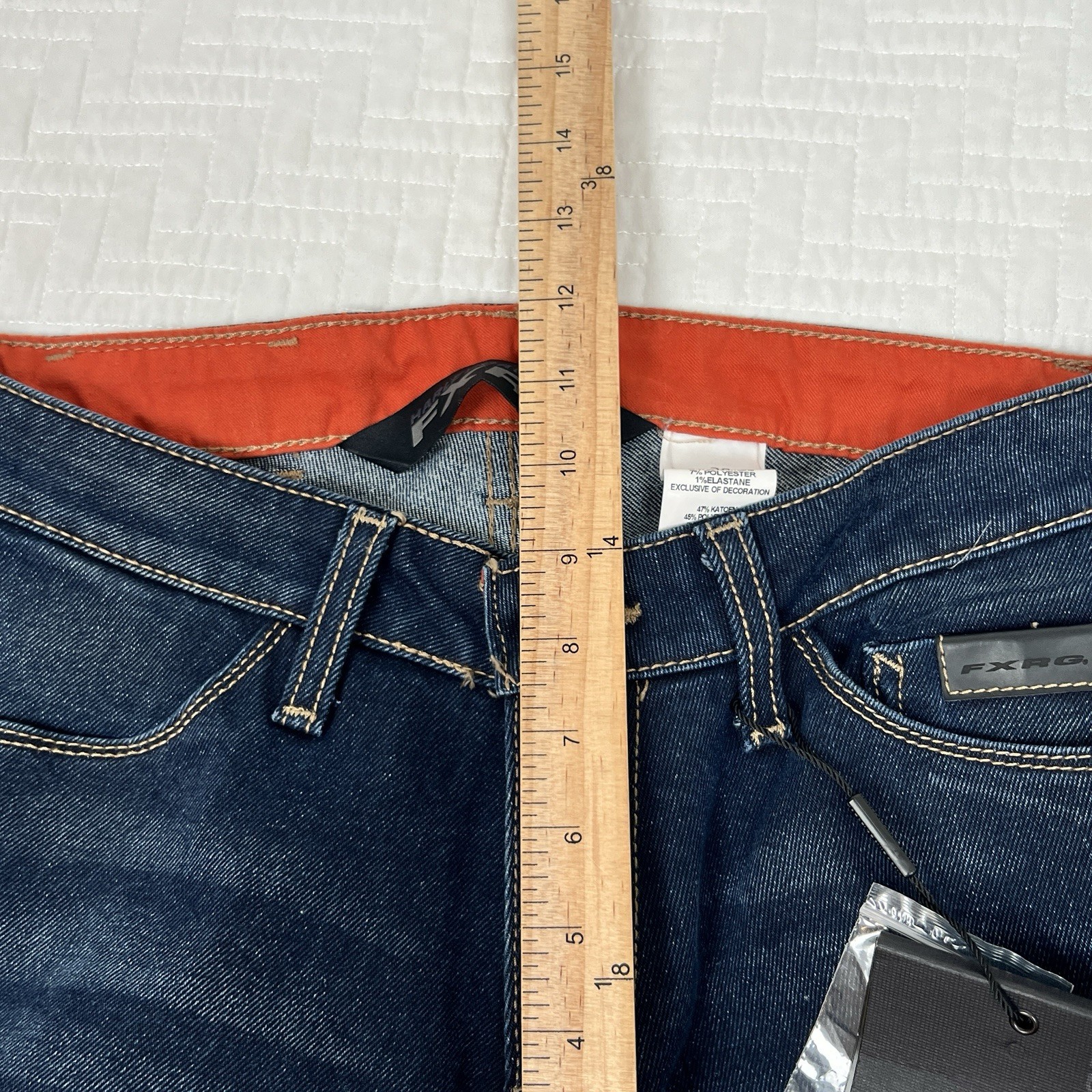 Harley Davidson Womens FXRG Armalith Denim Jeans NWT 28 (30 x 32) 98268-19VW
