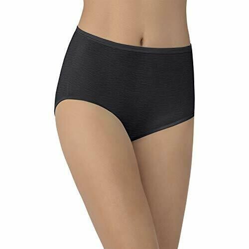 4 pairs VANITY FAIR Brief ILLUMINATION 13109 Panty Mixed Colors Size – 10 / 3XL