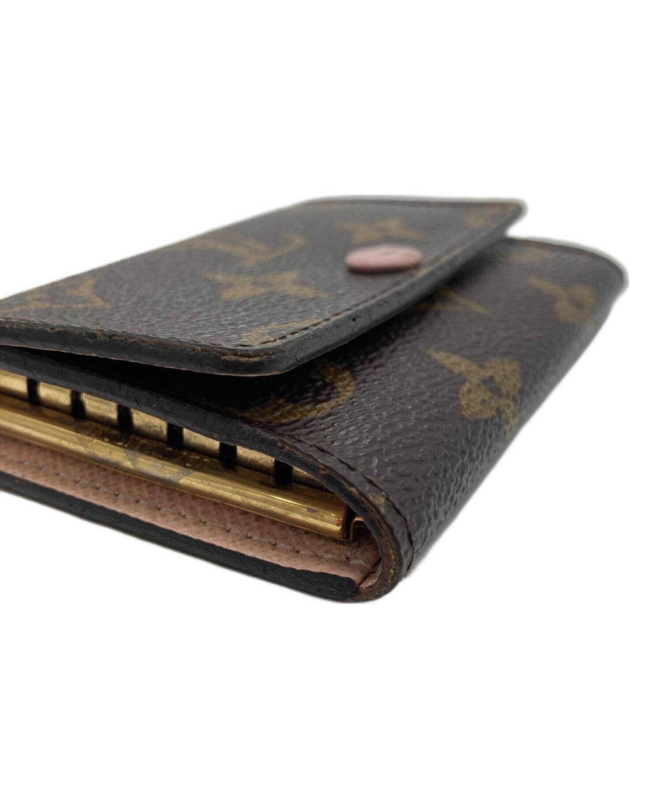 Authentic LOUIS VUITTON Multicle 6 Key Case Brown/Pink Women M61285 #1902