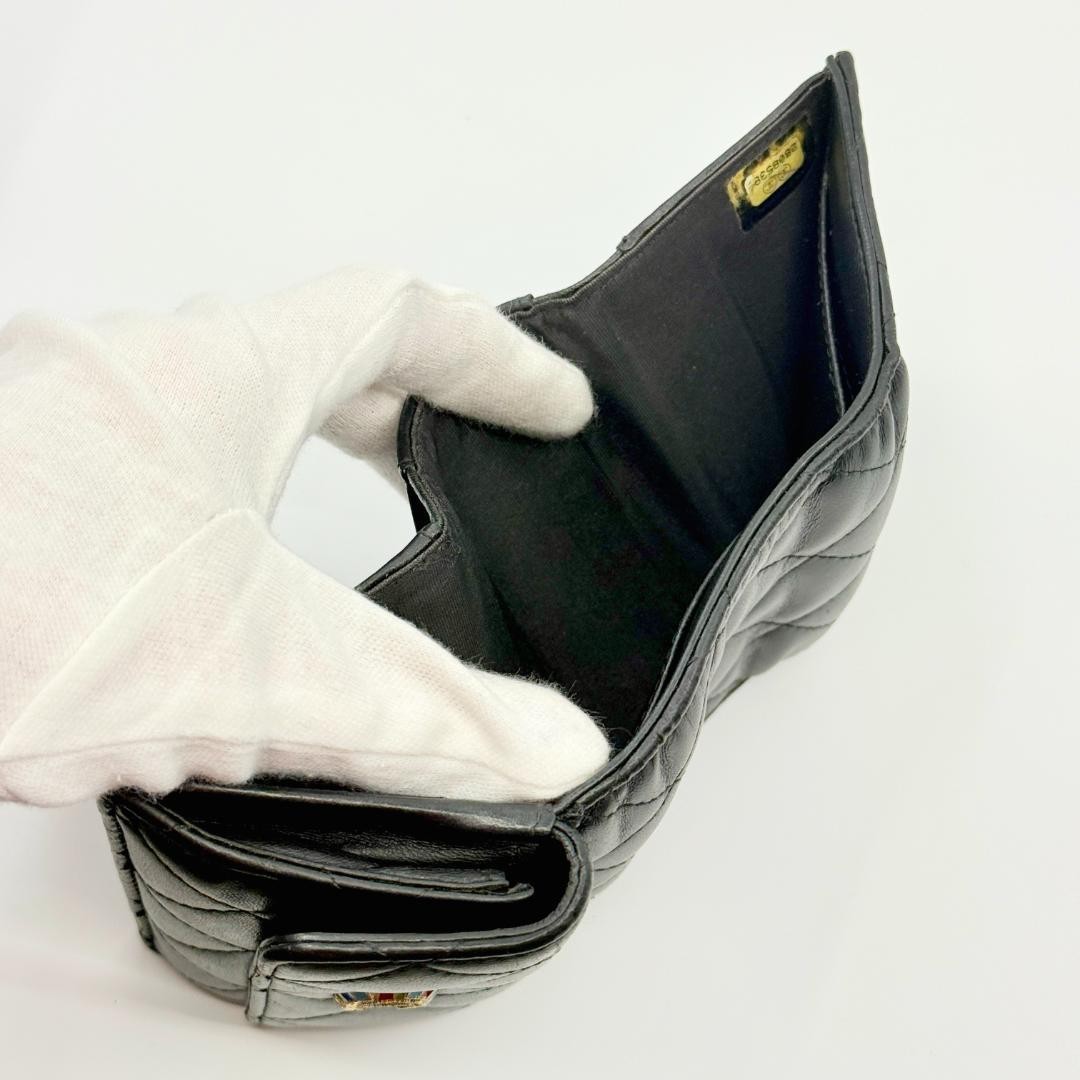 Excellent Condition CHANEL Chanel Matelass Trifold Wallet