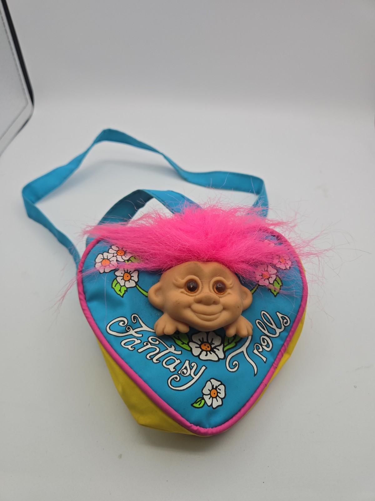 Very Rare Vintage Hand Bag Girl Trolls 1992 Ace Novelty