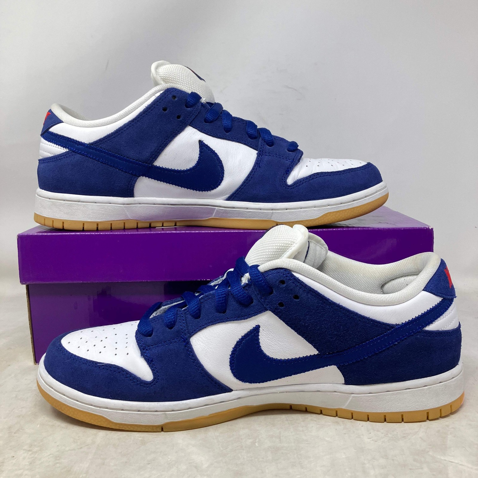 Size 11.5 Men Nike SB Dunk Low Los Angeles Dodgers Pre Owned DO9395-400