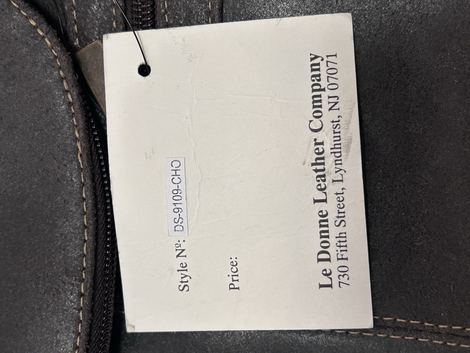 Le Donne Leather Multi-Pocket Backpack Brown NWT