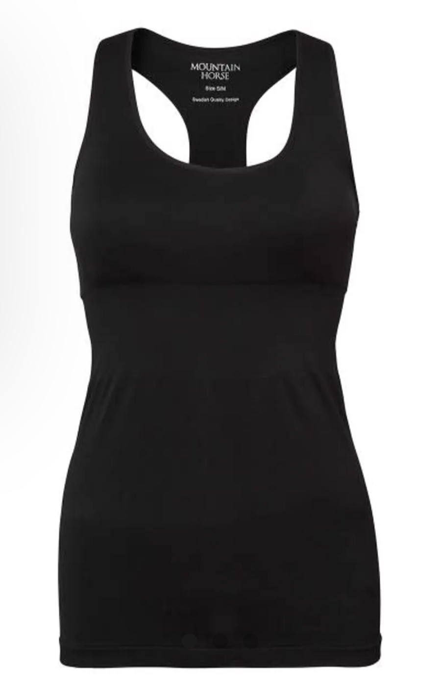 MOUNTAIN HORSE Adore Tech Tank Top T-Back – select BLACK or WHITE (Lg/XL, S/MD)