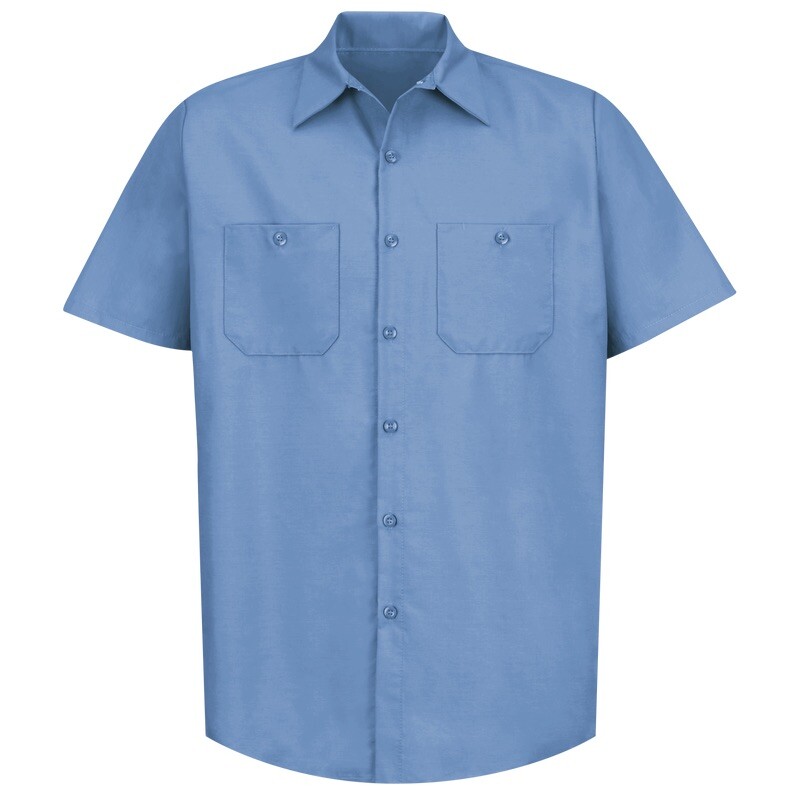 NEW Red Kap Mens Medium TALL / LONG Light Blue SP24LB