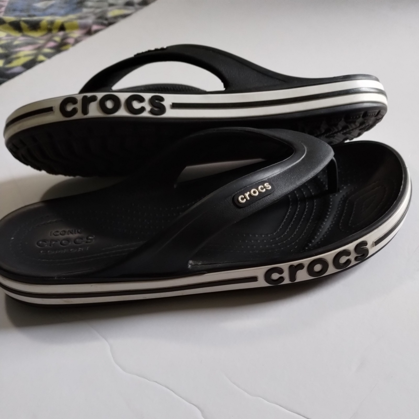 Crocs Adult Bayaband Flip Flop Sandals Woman’s Size 8~ Mens Size 6