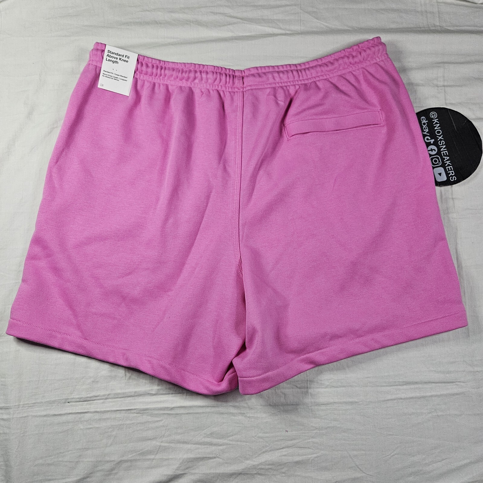 Nike Athletic Shorts Pink Standard Above Knee FN3520-365 Men’s Size Large
