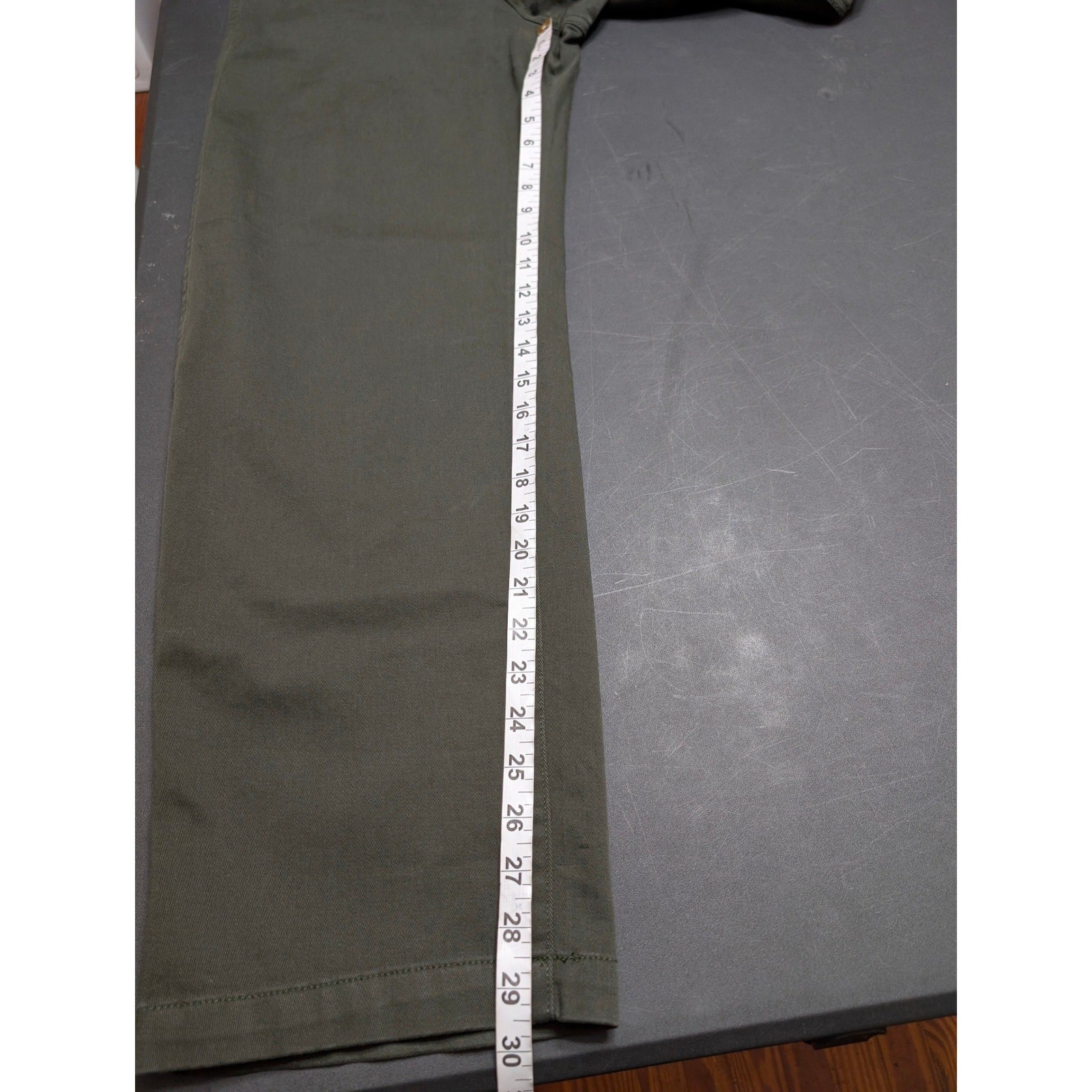 Madewell The Balloon Pant Midnight Olive Green Carpenter Trousers Size 30