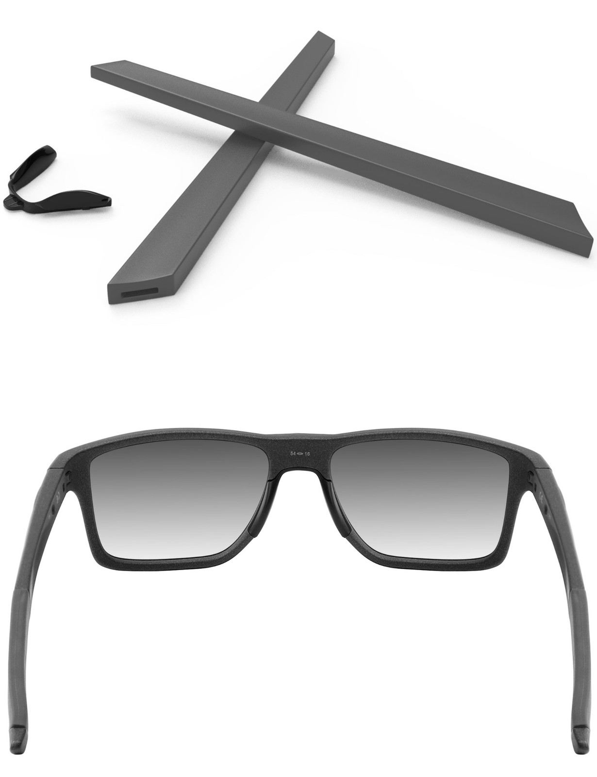 KEYTO Rubber Kit Ear Socks & Nose Pieces for-Oakley Chamfer Squared Sunglass